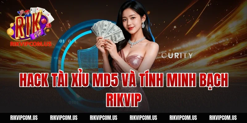 Hack tài xỉu MD5 và tính minh bạch Rikvip